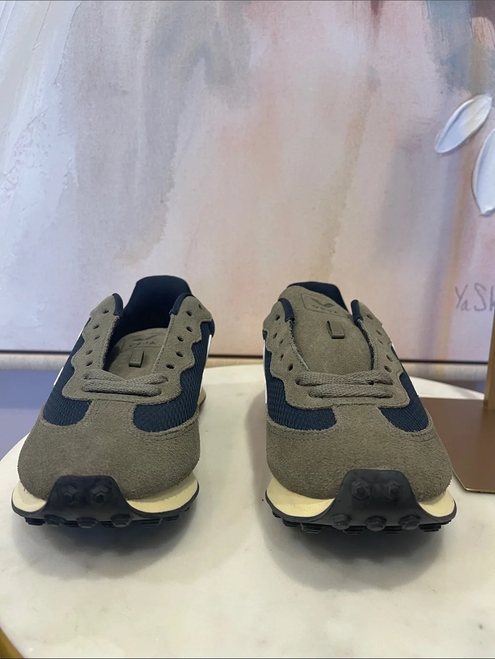 NWT Veja Women’s Navy, White, & Orange Sneakers - Size 5